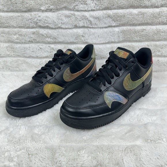 Nike Other - Nike Air‎ Force 1 Low 'Misplaced Swoosh - Black' CK7214-001 Men's Shoes Size 9